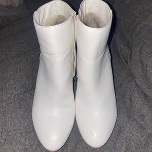 White booties